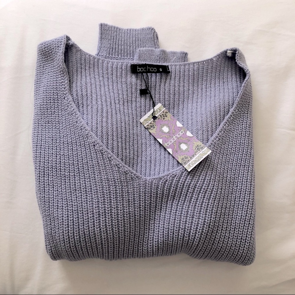 Boohoo lilac purple sweater!